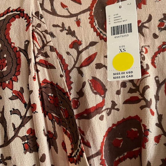 LUSANA Smocked Prairie Boho Dress XS NWT - Picture 7 of 7